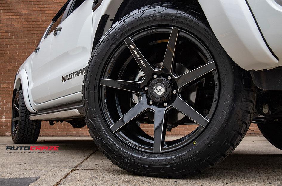 FORD RANGER AVALANCHE GLOSS BLACK MILLED ACCENTS